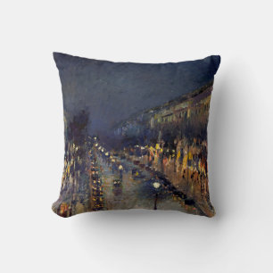 Coussin Boulevard Camille Pissarro Montmartre en soirée