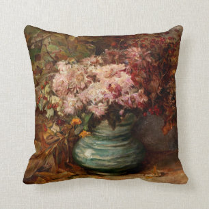 Coussin Bouquet avec chrysanthèmes et marigolds