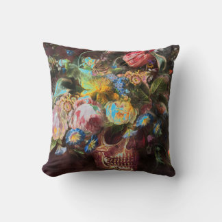 Coussin Bouquet crâne