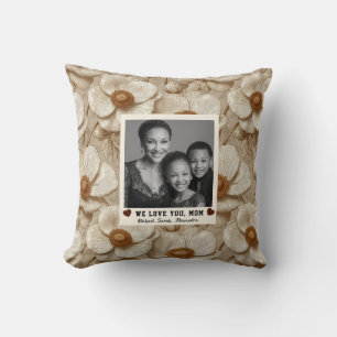 Coussin Bouquet d'anémones Décoration de chambre Mère Fill