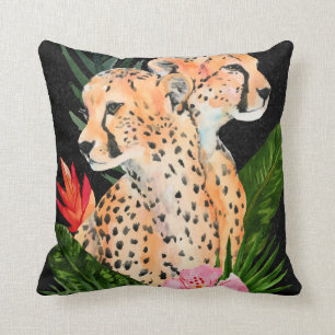 Coussin Bouquet de Cheetah