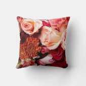 Coussin Bouquet des roses roses roses (Verso)