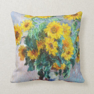 Coussin Bouquet des tournesols, Claude Monet 1880