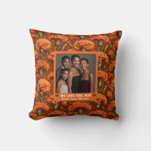 Coussin Bouquet d'œillets Décoration de maison Maternité R