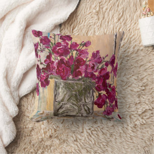 Coussin Bouquet floral dans un vase n° 4 : Cottagecore fle