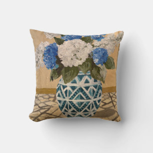 Coussin Bouquet floral dans un vase n° 5 : Cottagecore fle