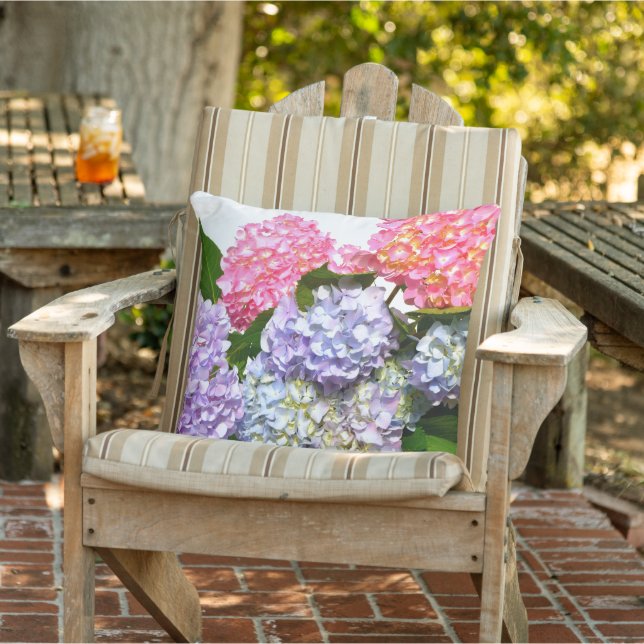 Coussin Bouquet Hydrangea (Chaise)