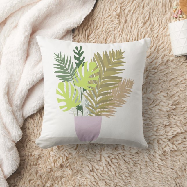 Coussin Bouquet tropical. (Couverture)