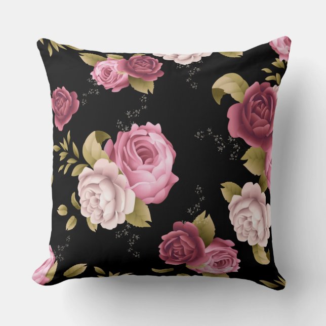 Coussin Bouquets de Roses 3 (Recto)