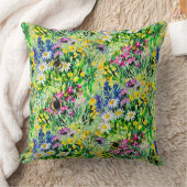 Coussin Bourdon et fleurs (Couverture)