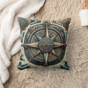 Coussin Boussole nautique 2