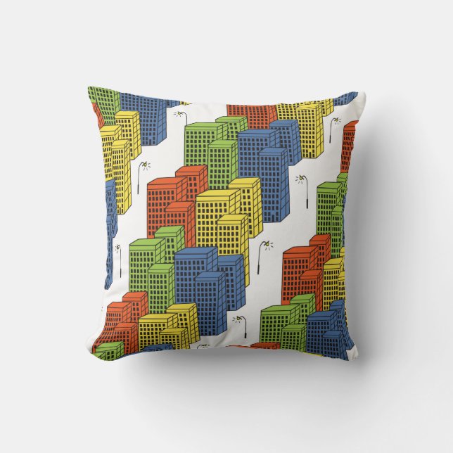 Coussin bouteilles, verre, motif (Recto)