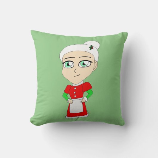 Coussin bouton de Mme Claus chibi (Recto)