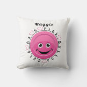 Coussin Bouton rose (Recto)