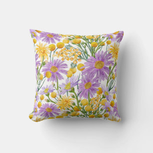 Coussin Boutons Billy Et Fleurs Faisées Faisées