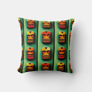 Coussin Boutons Tiki