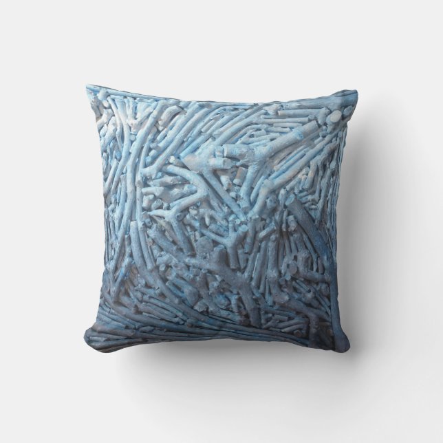 Coussin Bouts : Bleu (Recto)