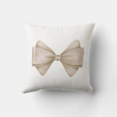 Coussin Bow beige (Verso)