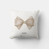 Coussin Bow beige (Recto)