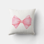 Coussin Bow rose (Verso)