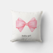 Coussin Bow rose (Recto)