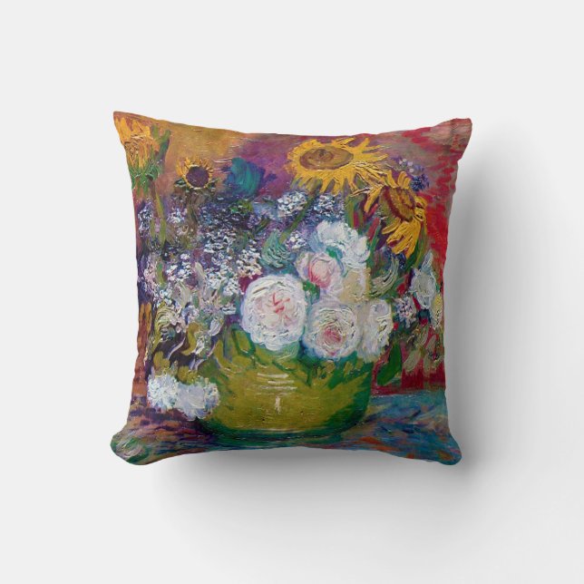 Coussin Bowl avec fleurs, Van Gogh (Recto)