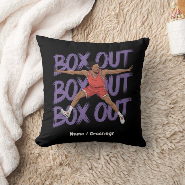 Coussin Box Out Box Out Box Out : Creative Et Funny Prend (Couverture)