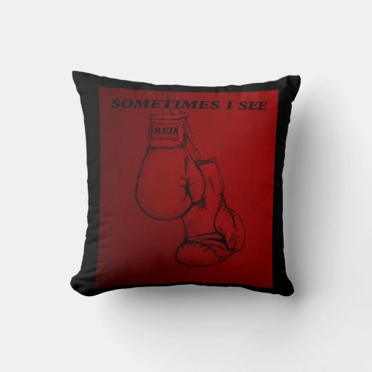 Coussin Boxing art directement au Punch. Arbre en céramiqu (Recto)
