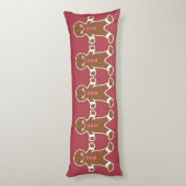 Coussin Boys Red Gingerbread (Dos (Vertical))