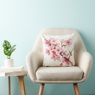 Coussin Branche de fleurs de cerisier