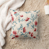 Coussin Branche florale botanique élégante (Couverture)