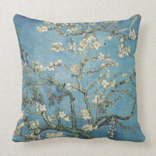 Coussin Branches d'amande de Vincent van Gogh   en fleur,
