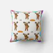Coussin Brandon, ours dur de cirque (Verso)