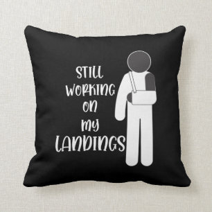 Coussin Bras brisé, mieux vaut Stuntman Kid