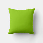 Coussin Brat vert uni (Verso)