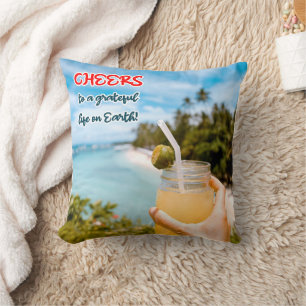 Coussin Bravo pour une vie gracieuse sur Terre