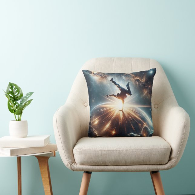 Coussin Breakdancer en action, Ai, Action dans la Galaxie (Chaise)