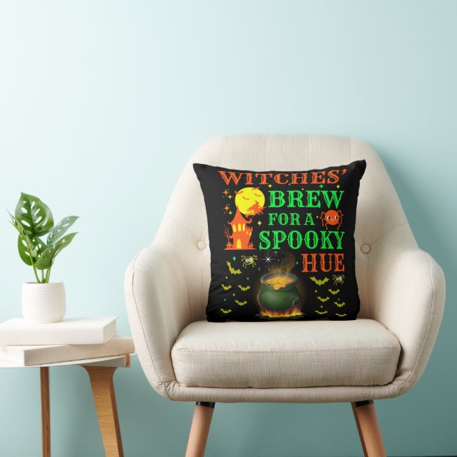 Coussin Brewage de sorcières pour une conception de chaudr (Chaise)