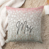 Coussin Bridal Leopard Print Wedding Cushion (Couverture)