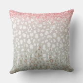 Coussin Bridal Leopard Print Wedding Cushion (Verso)
