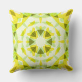 Coussin Bright Yellow Green Magic Star Summer Baby Nursery (Verso)