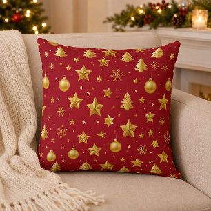 Coussin Brillant sur la nuit de Noël