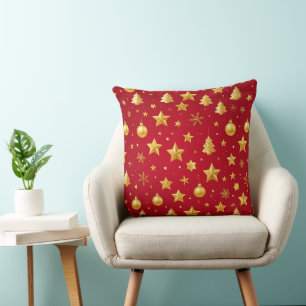 Coussin Brillant sur la nuit de Noël
