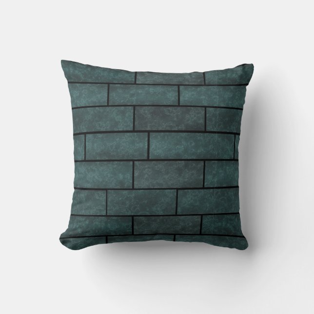 Coussin briques Abstraites mur pierre ornementale loft d (Recto)