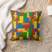 Coussin Briques de construction colorées Enfants (Couverture)