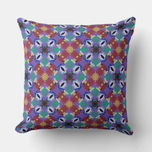 Coussin Briques et blocs colorés Lancer l'oreiller