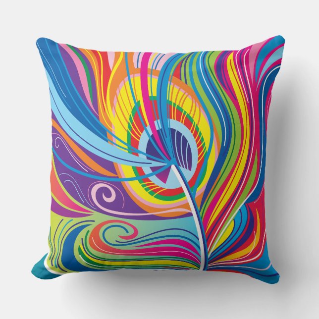 Coussin Brise de plume vibrante (Recto)