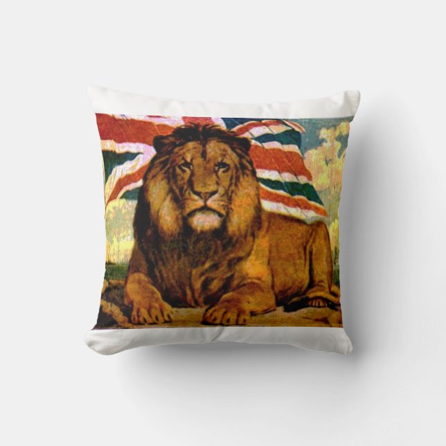 Coussin britannique de lion (Recto)