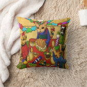 Coussin British Christmas Dinner Cats (Couverture)