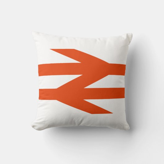 Coussin British Rail Double Arrow Logo (Recto)